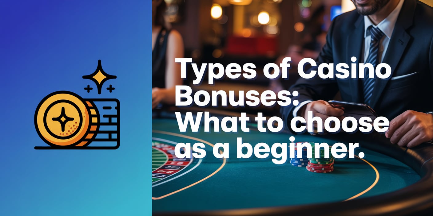 Types of Casino Bonuses: What to Choose as a Beginner