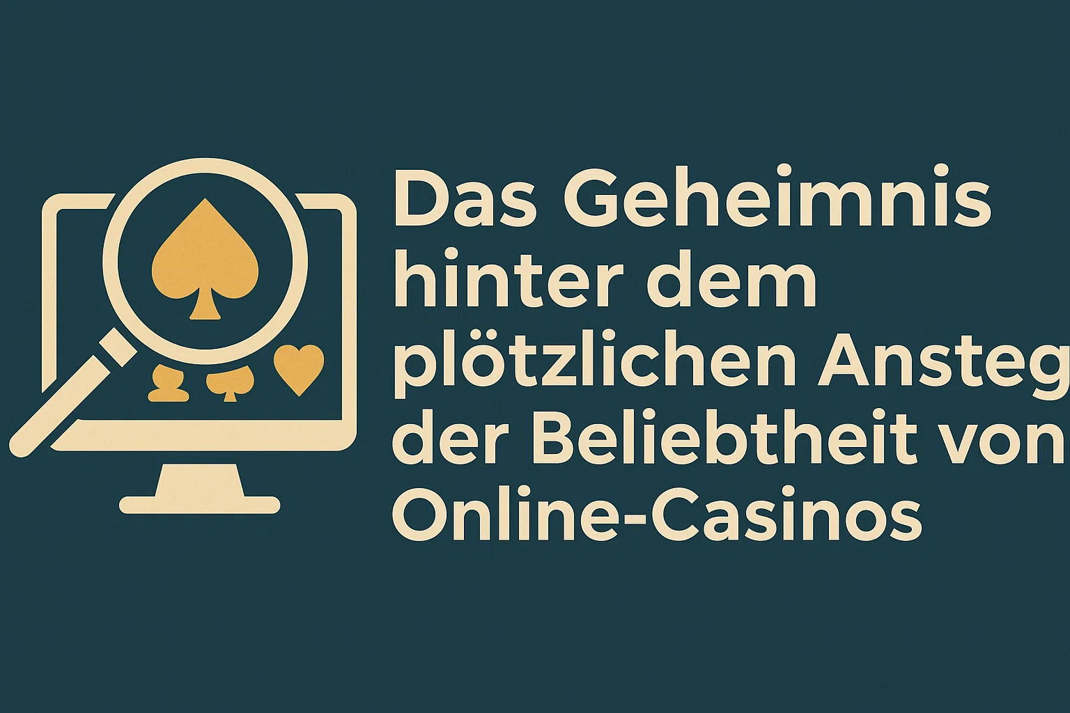 Das Geheimnis hinter dem plötzlichen Anstieg der Beliebtheit von Online-Casinos